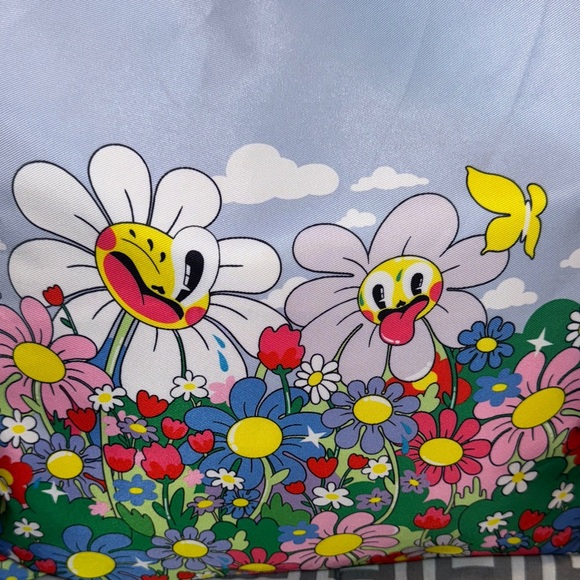 Estee Lauder Hattie Stewart Tote Bag Spring Smile Flowers - Picture 5 of 7